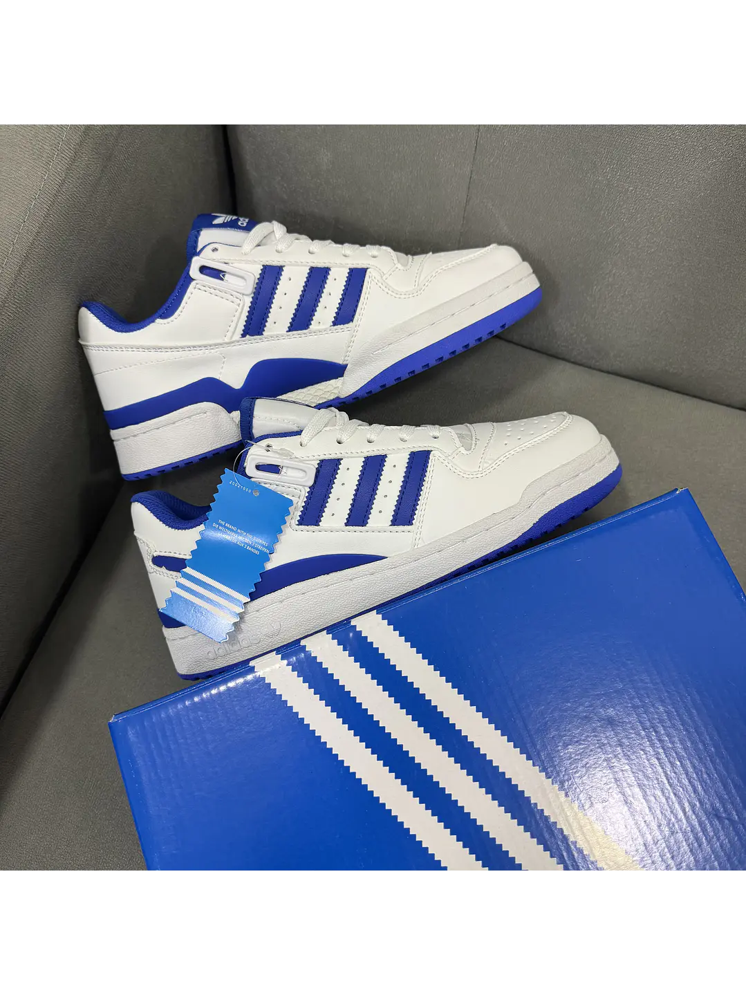 Adidas Forum Low 84 White Blue  4