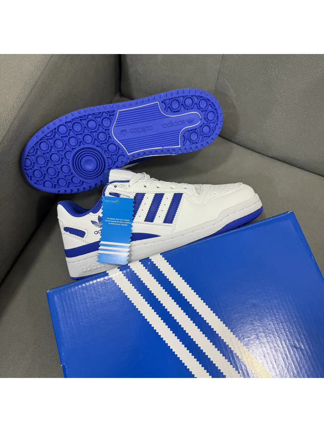 Adidas Forum Low 84 White Blue  2