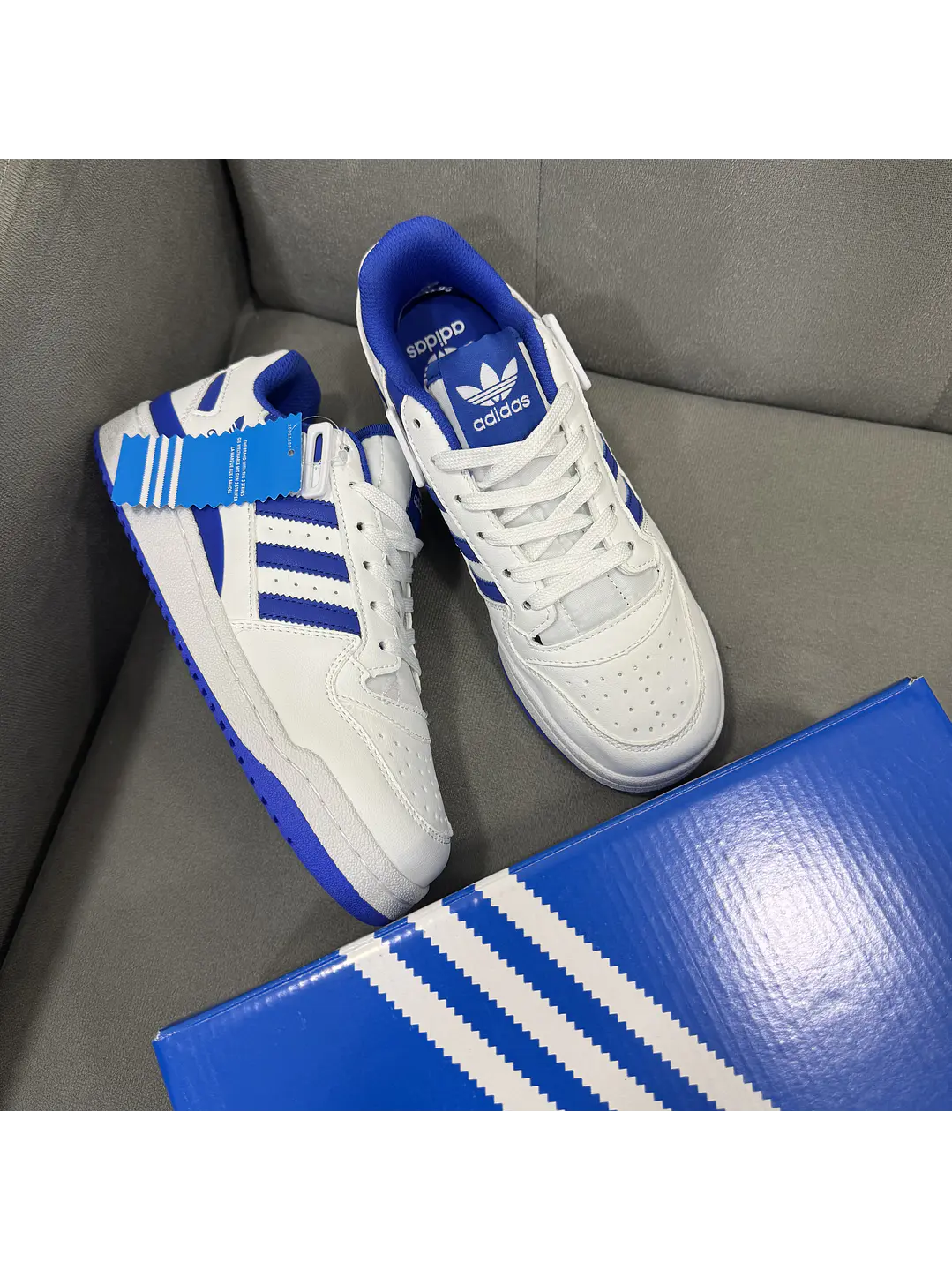 Adidas Forum Low 84 White Blue  3