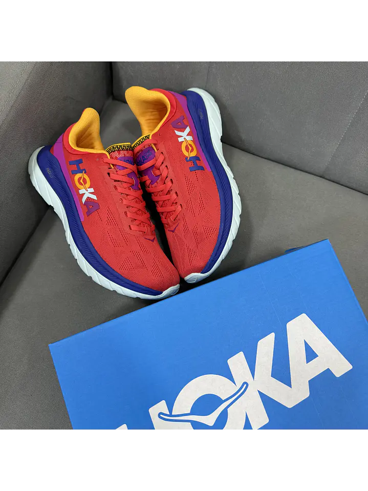 Hoka Mach 4 Rojo  4