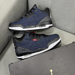 Jordan Retro 3 X Levis Blue 
