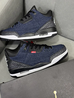 Jordan Retro 3 X Levis Blue 