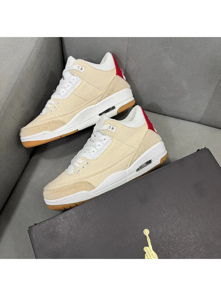 Jordan Retro 3 X Levis Beige 3