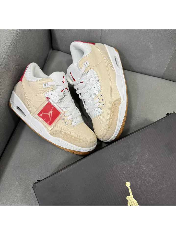 Jordan Retro 3 X Levis Beige 4