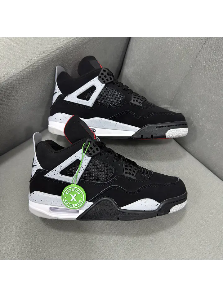 Jordan Retro 4 Black Canvas 3