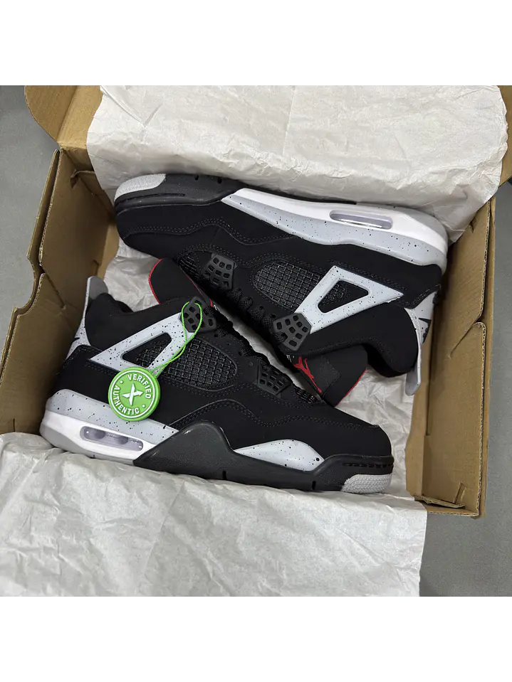 Jordan Retro 4 Black Canvas 4