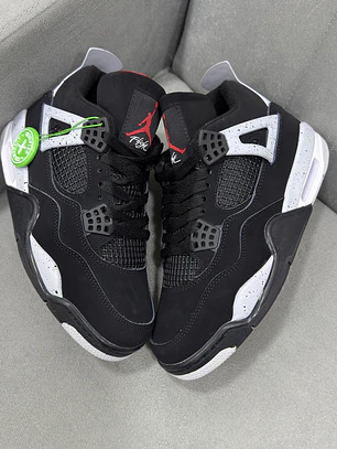 Jordan Retro 4 Black Canvas