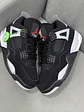 Jordan Retro 4 Black Canvas - Miniatura 1