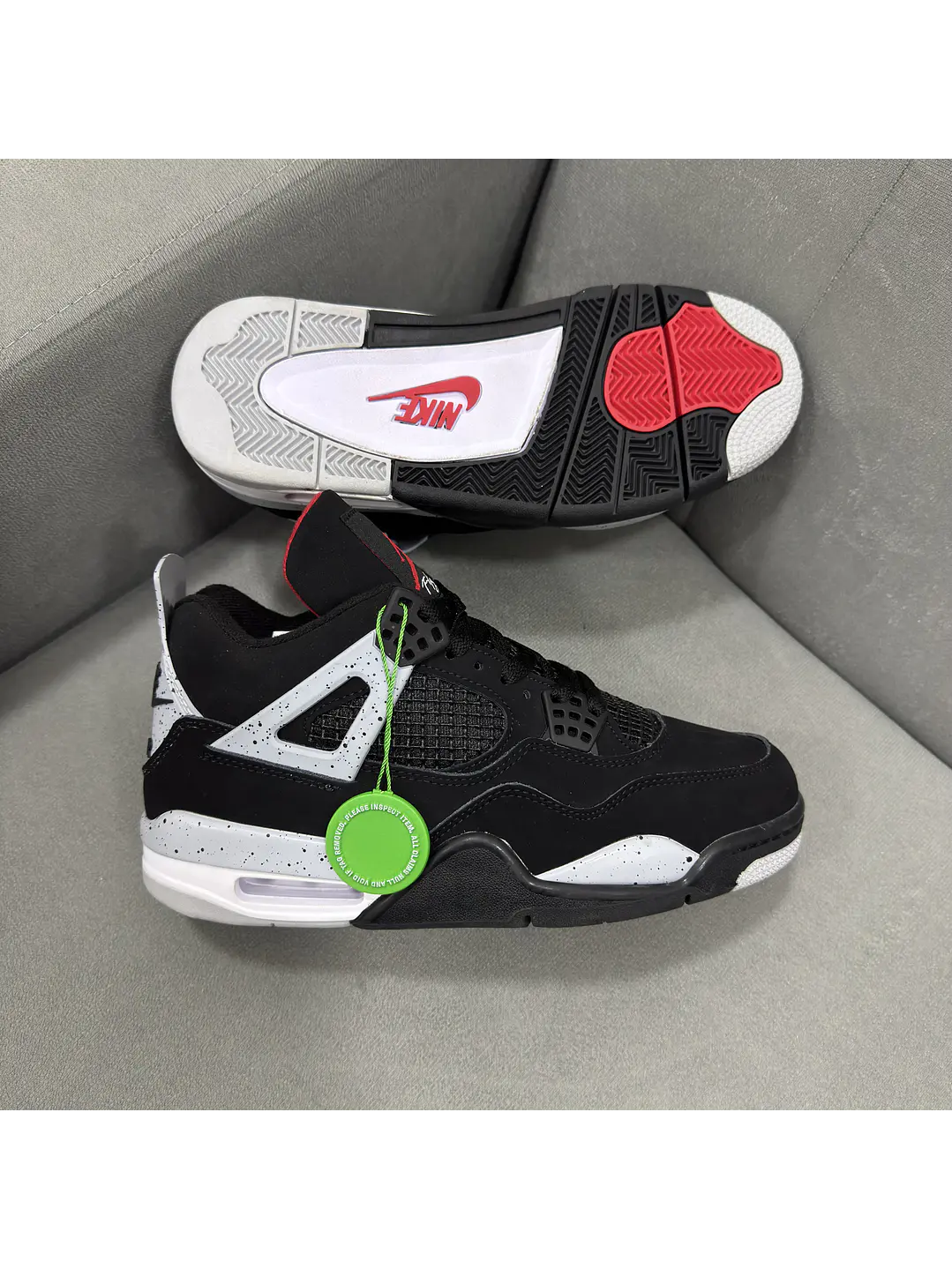 Jordan Retro 4 Black Canvas 2