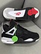 Jordan Retro 4 Black Canvas - Miniatura 2