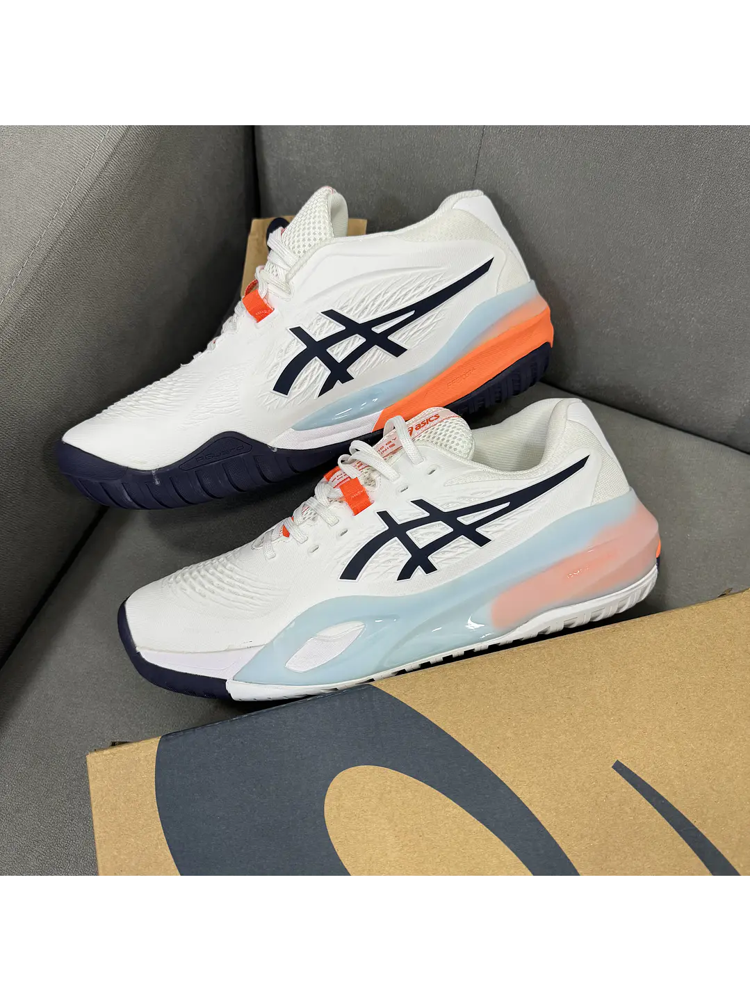Asics Resolution X White  2