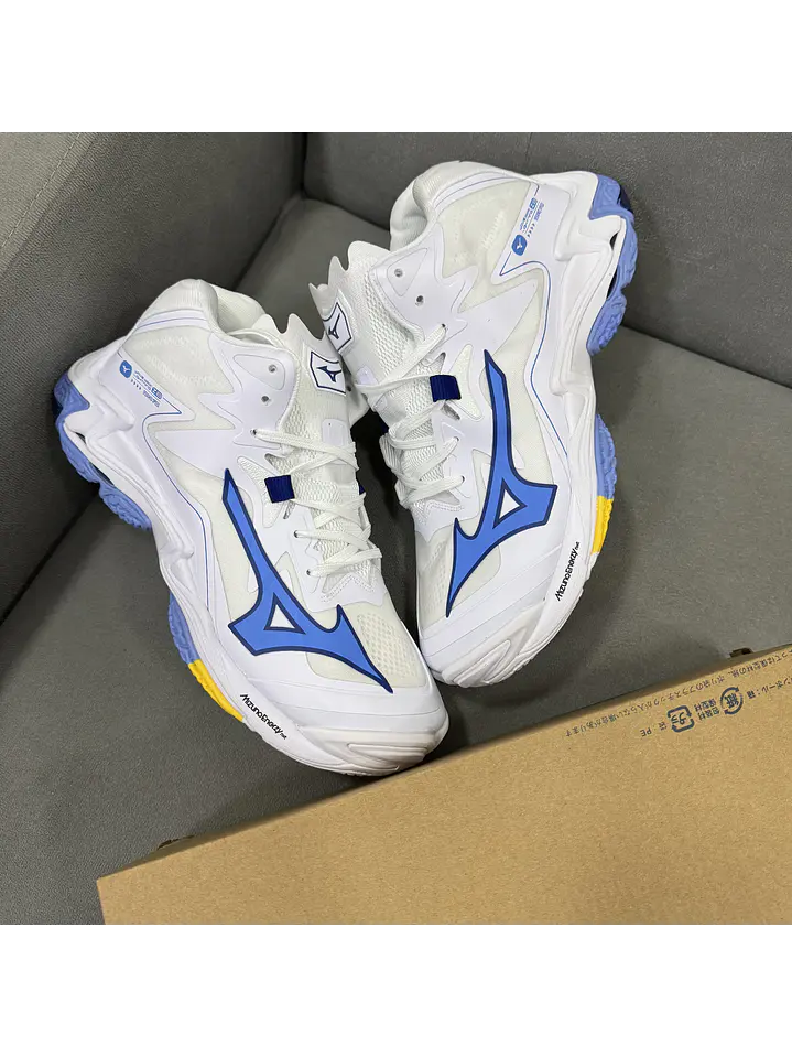 Mizuno Wave Z8 White Blue  4