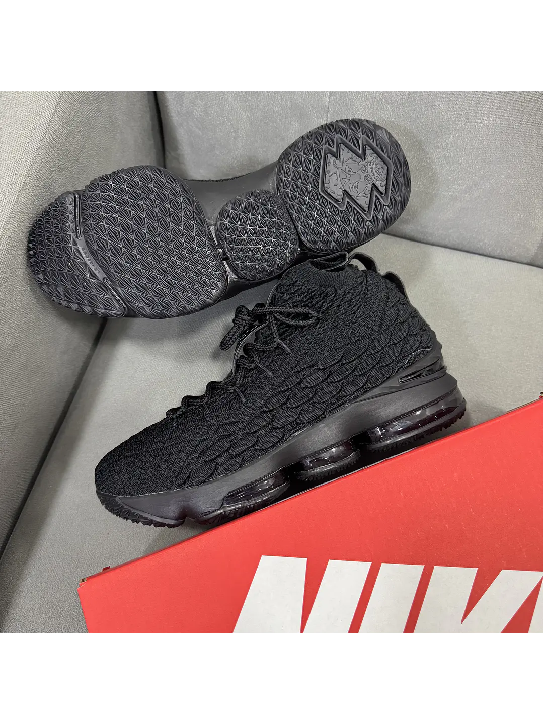 Nike Lebron 15 Black  3