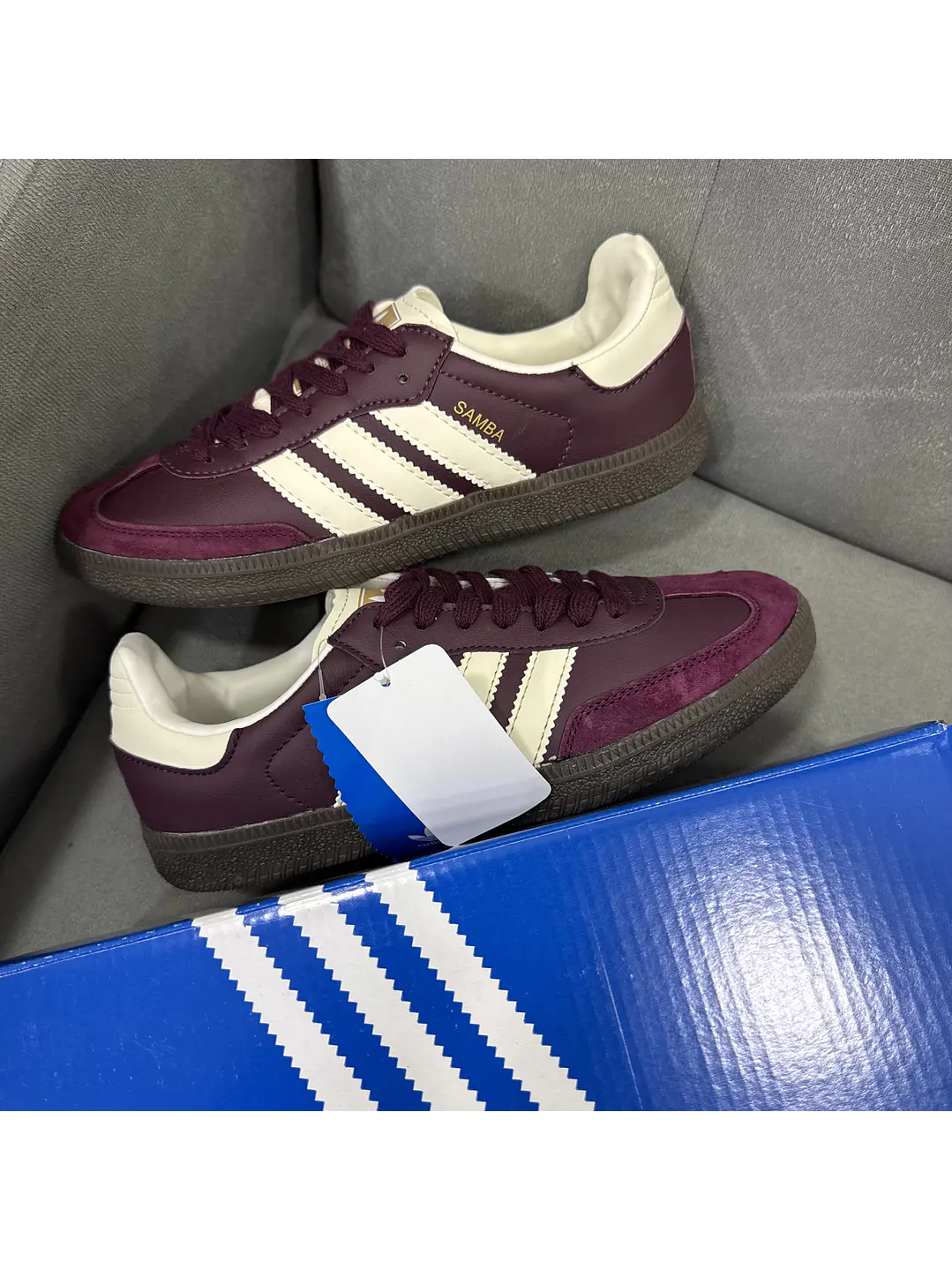 Adidas Samba OG Maroon  1