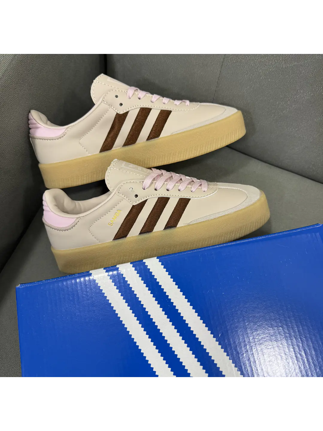 Adidas Samba XLG Putty Mauve  2