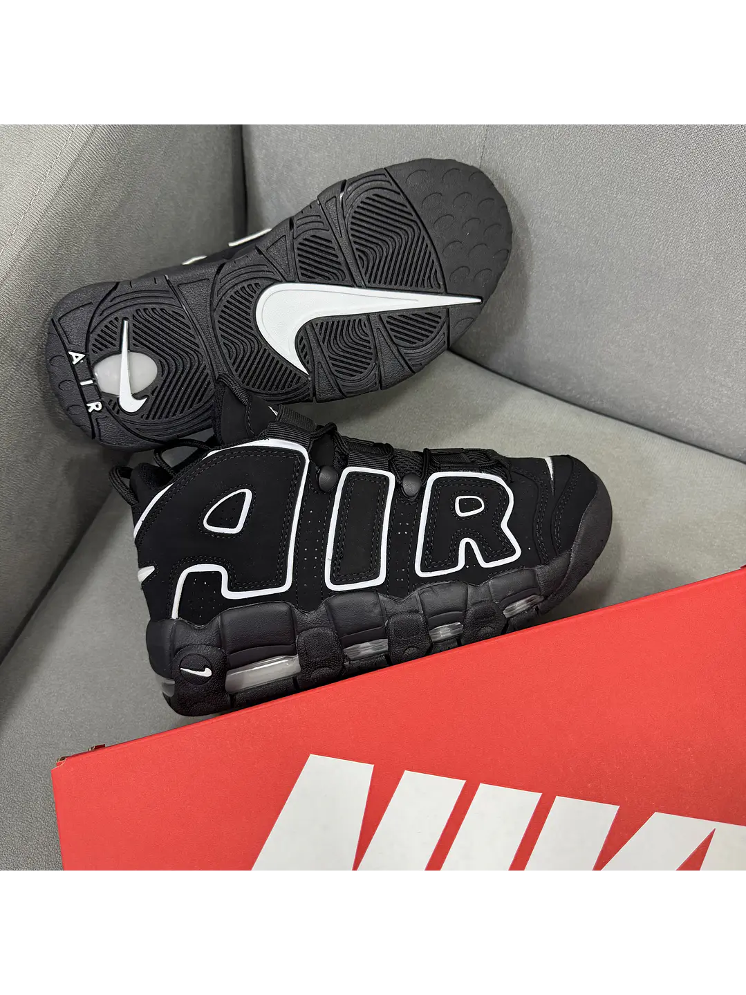 Nike Air Uptempo Black  3