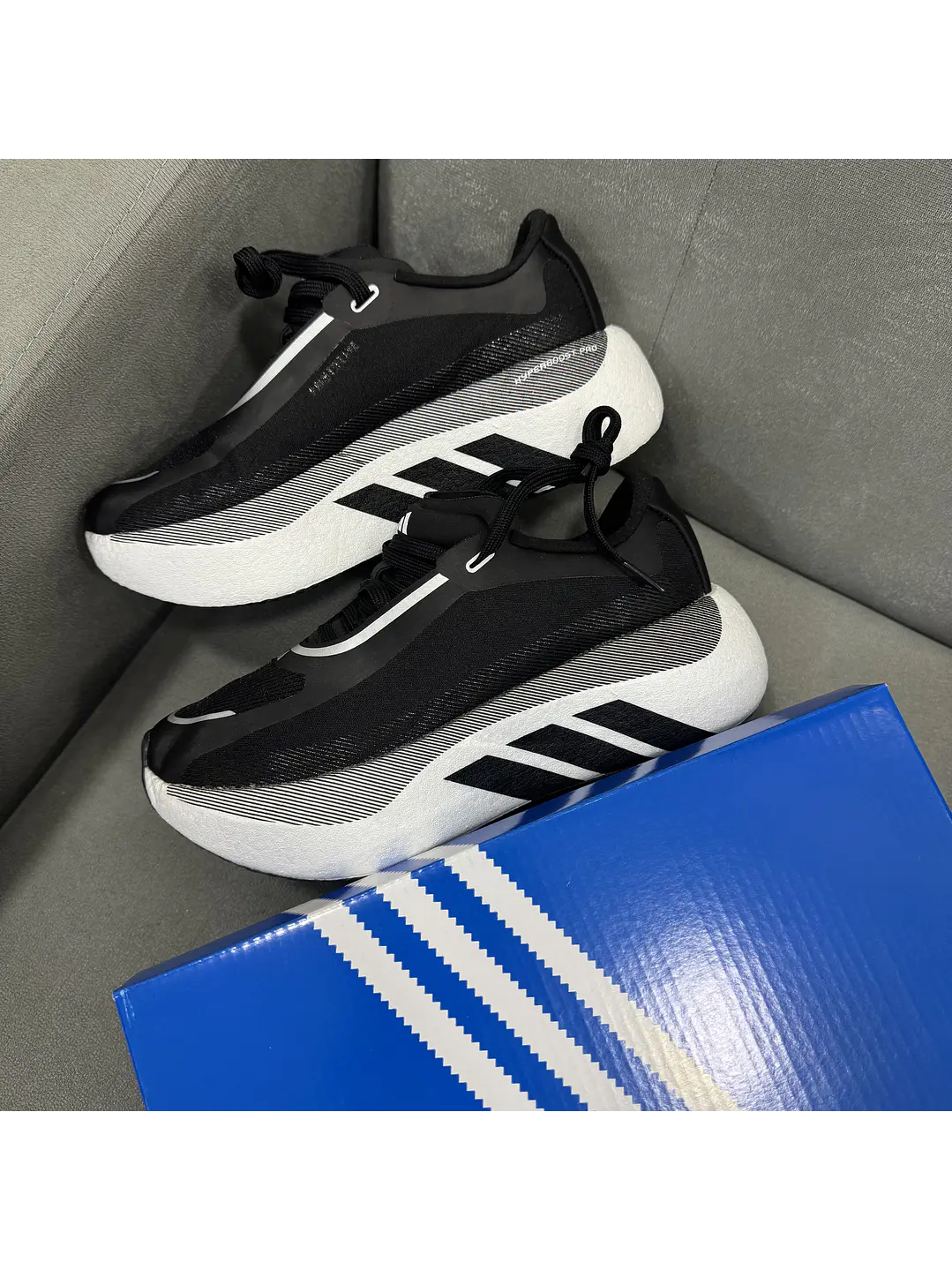 Adidas HyperBoost Edge Black White  2