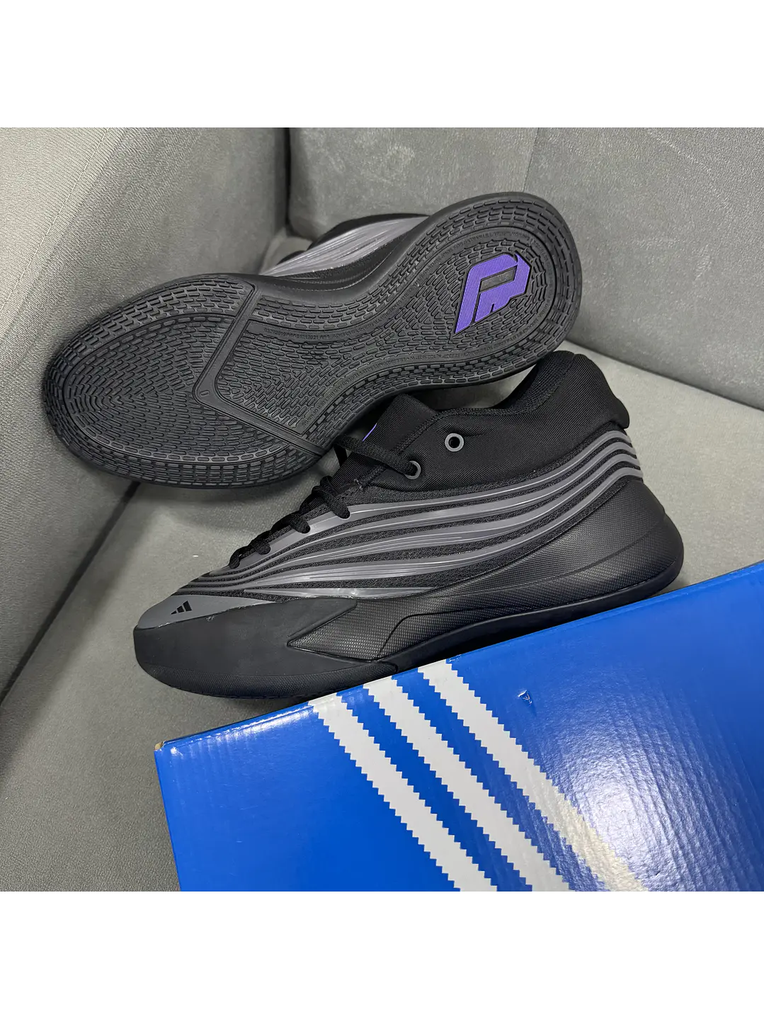Adidas Dame X Black  3