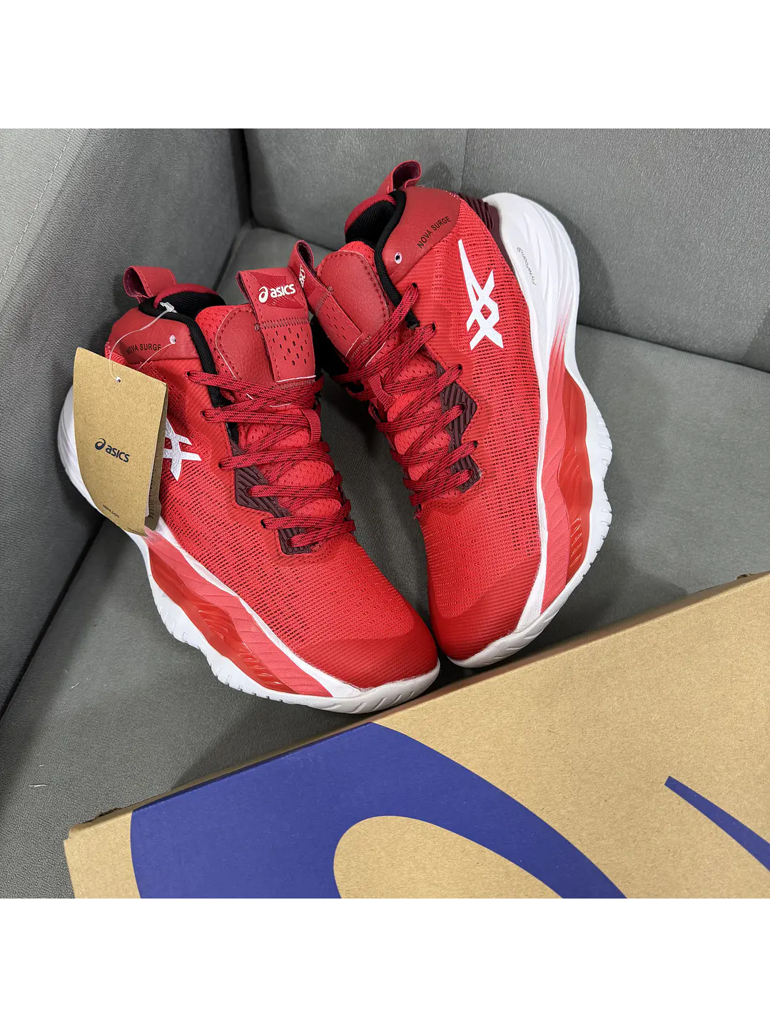 Asics Nova Surge 2 Red  4