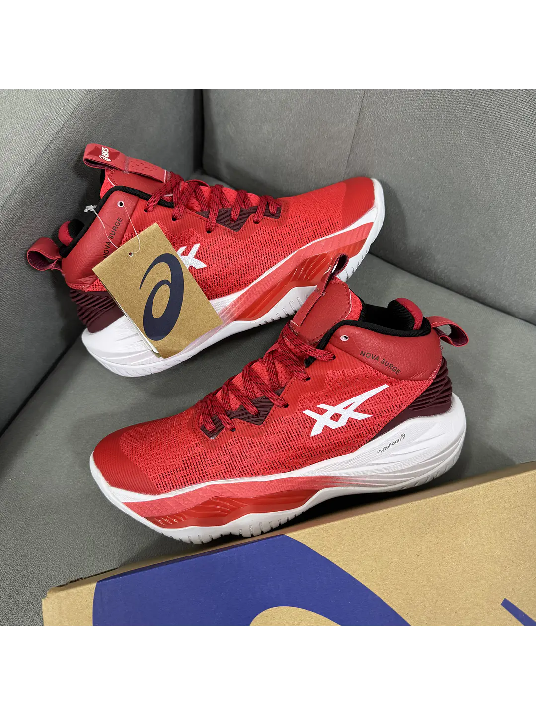Asics Nova Surge 2 Red  1