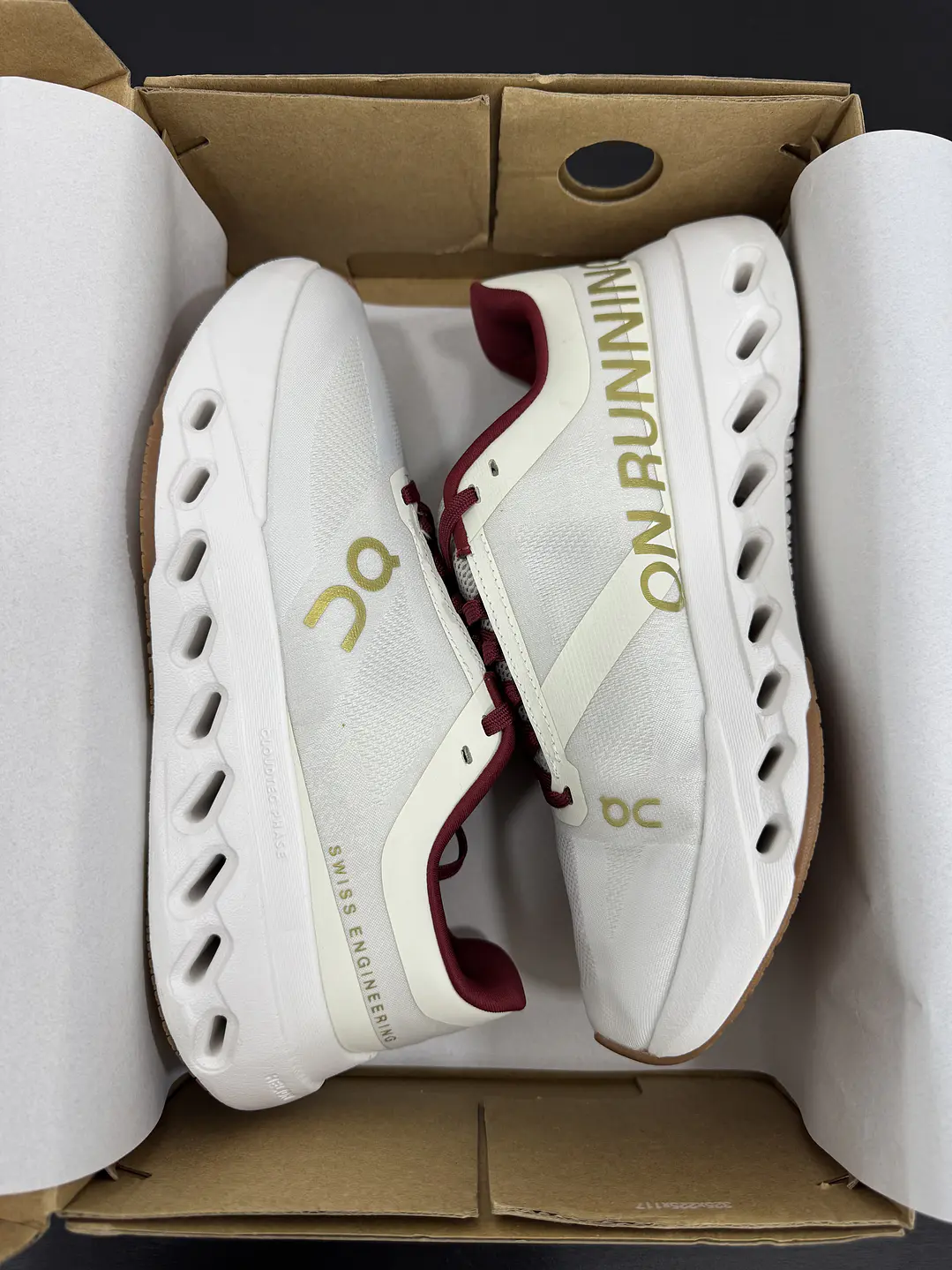 On Cloudsurfer Next White Gold 1