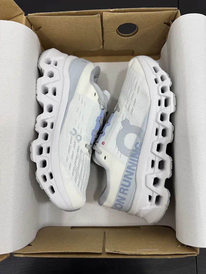 On Cloudmonster 3 White Blue  1