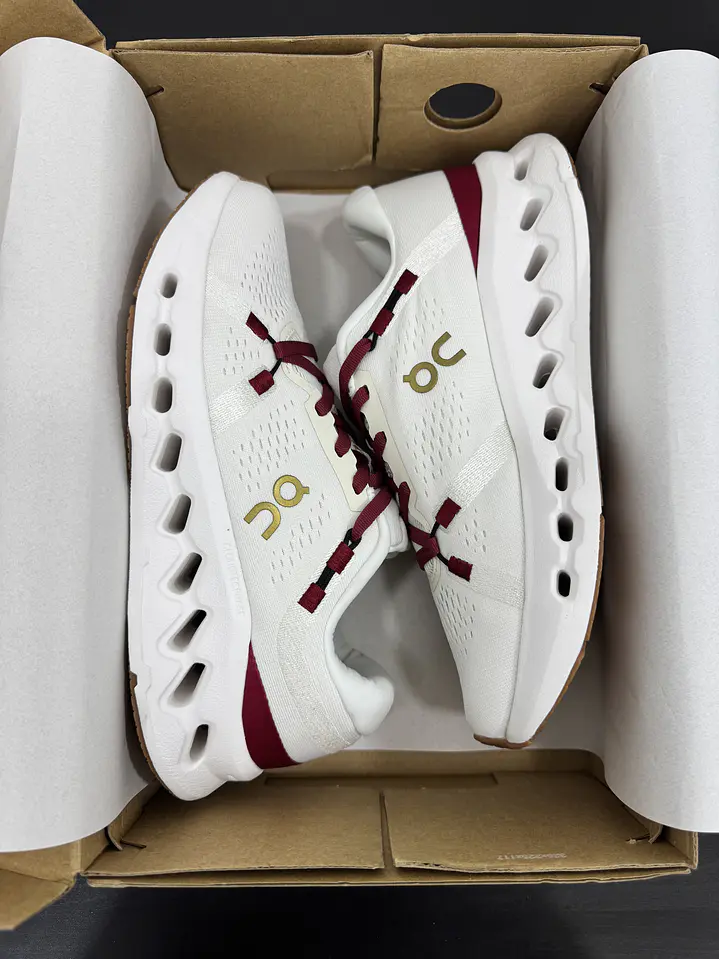On Cloudsurfer White Gold 1
