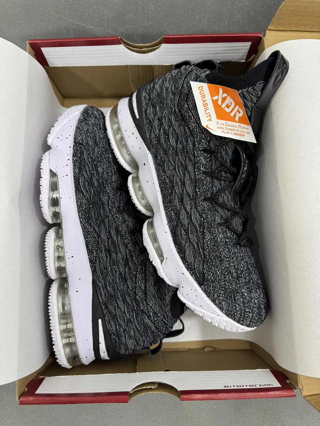 Nike Lebron 15 Black White  4