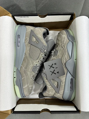 Jordan Retro 4 Kaws Gris 