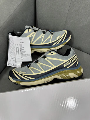 Salomón XT-6 Lab Gris Beige 