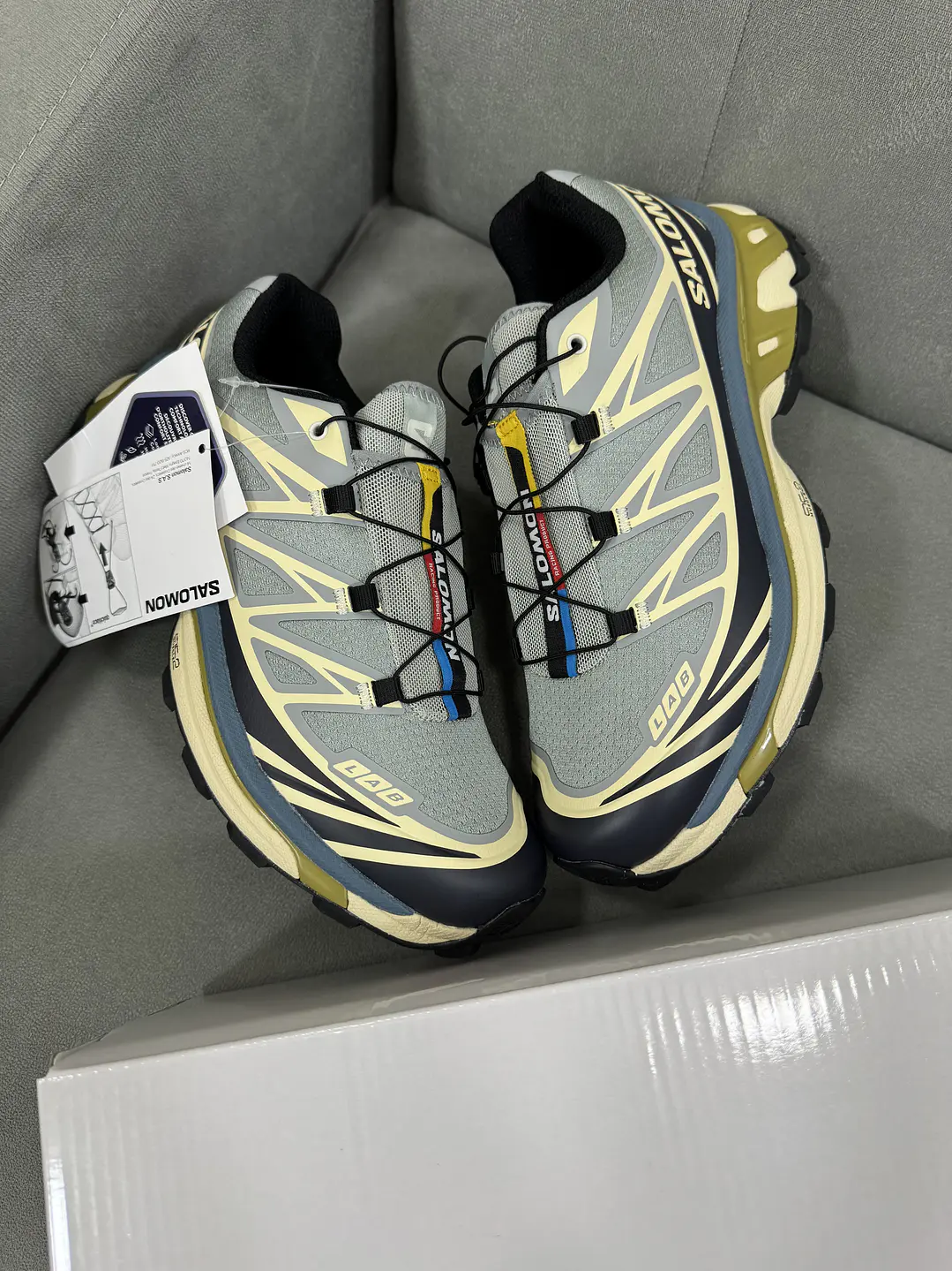 Salomón XT-6 Lab Gris Beige  3