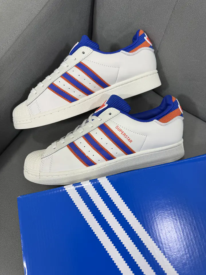 Adidas Superstar Beige Orange  3