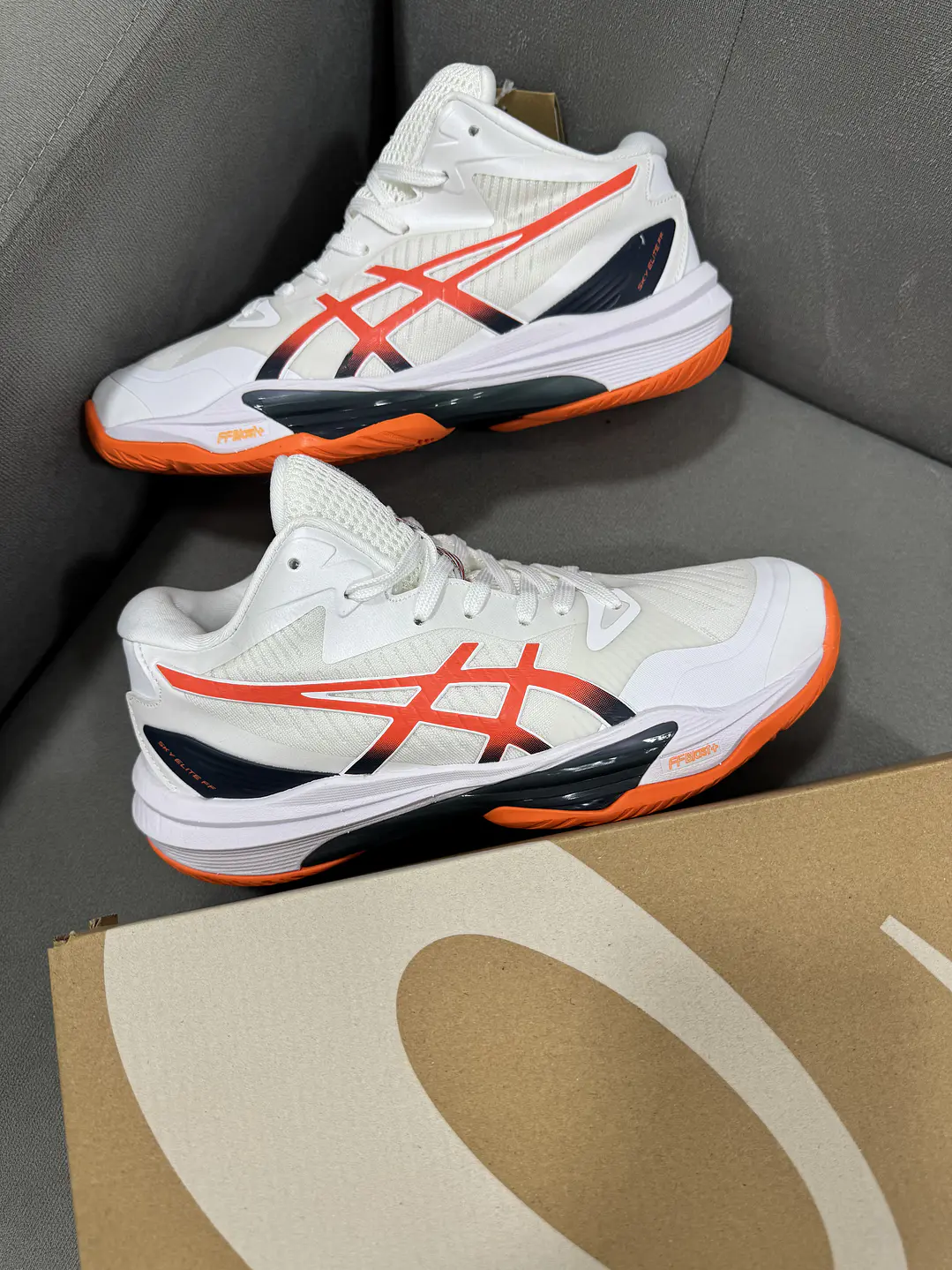 Asics Sky Élite 3 Blanco Naranja  1