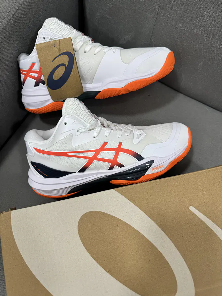 Asics Sky Élite 3 Blanco Naranja  2