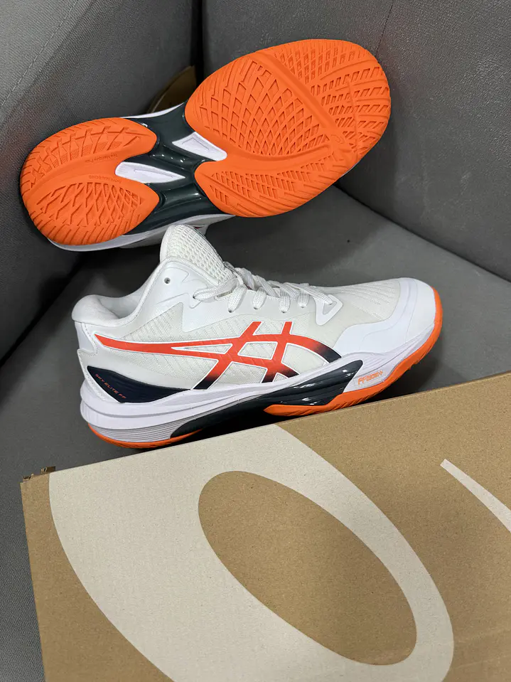 Asics Sky Élite 3 Blanco Naranja  3
