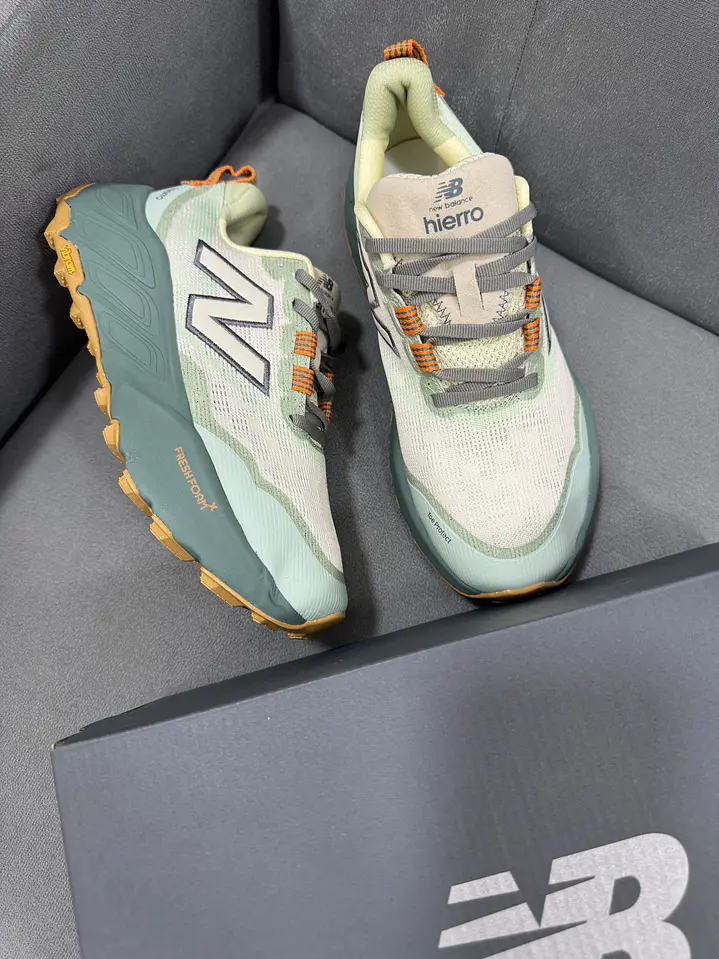 New Balance Fresh Hierro V9 Beige Verde 4
