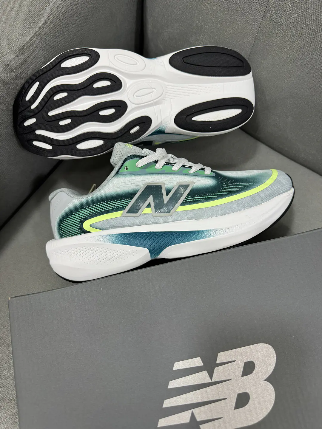 New Balance Ellipse V1 Blanco Verde  3