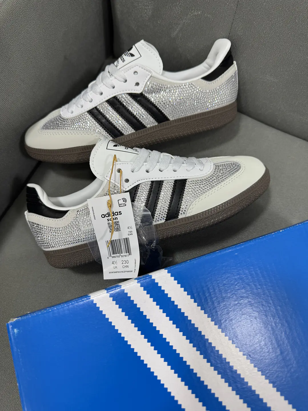 Adidas Samba Swarovski Blanco 4