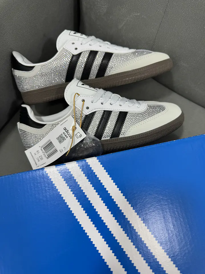 Adidas Samba Swarovski Blanco 1