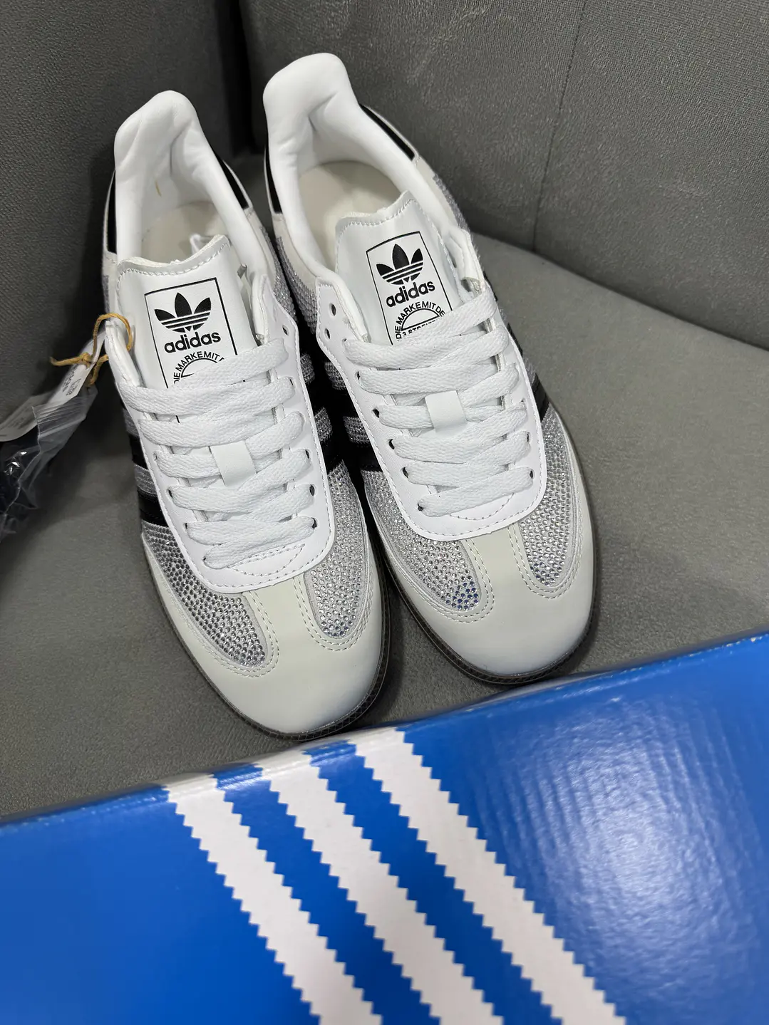 Adidas Samba Swarovski Blanco 3