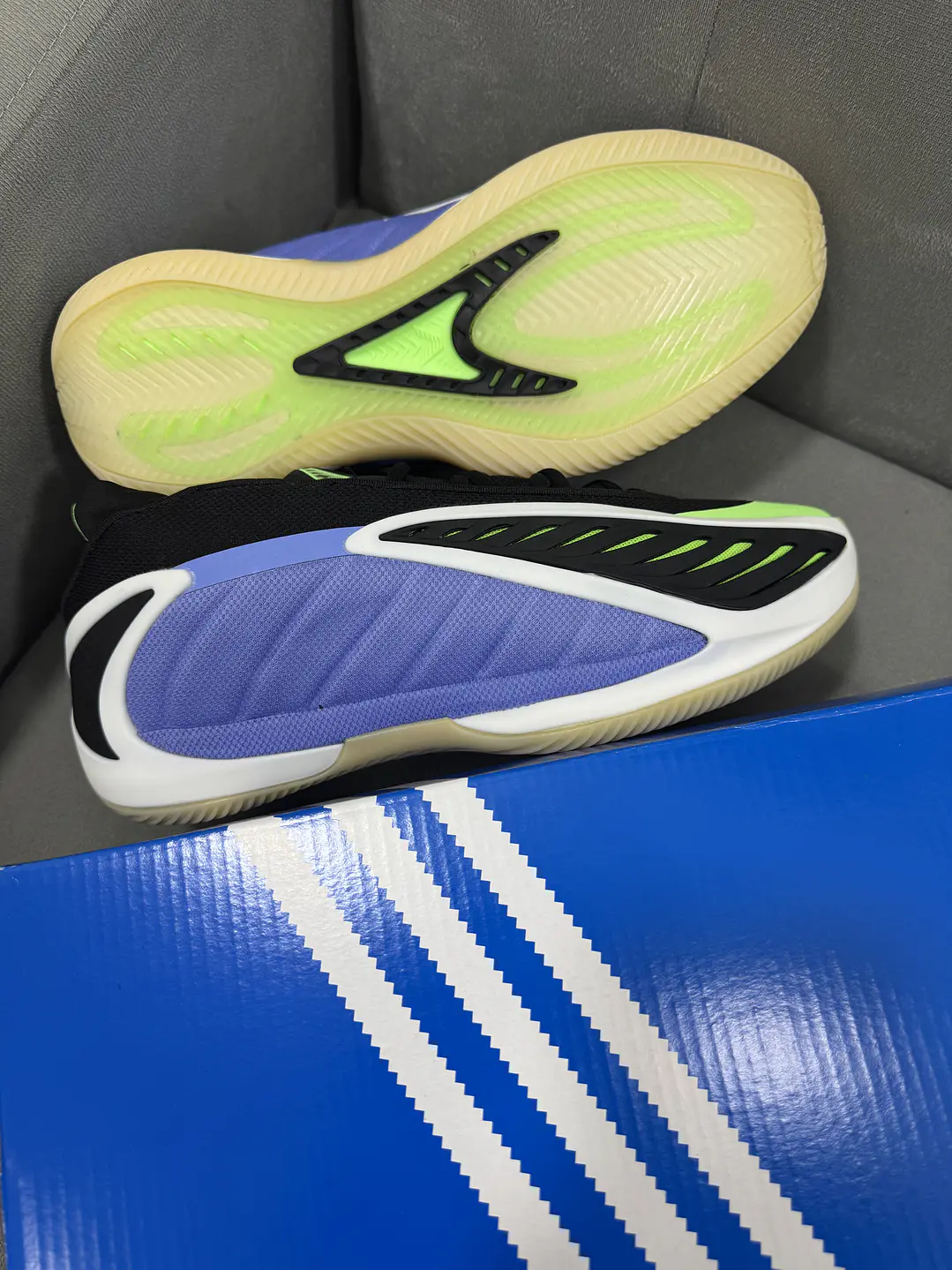 Adidas Anthony Edwards 0.2 Blue  2