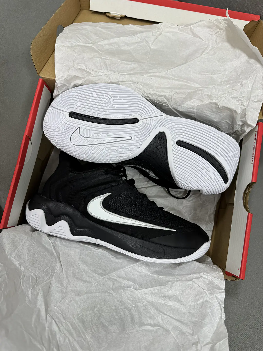 Nike Giannis Inmortality 4 Negro Blanco  2