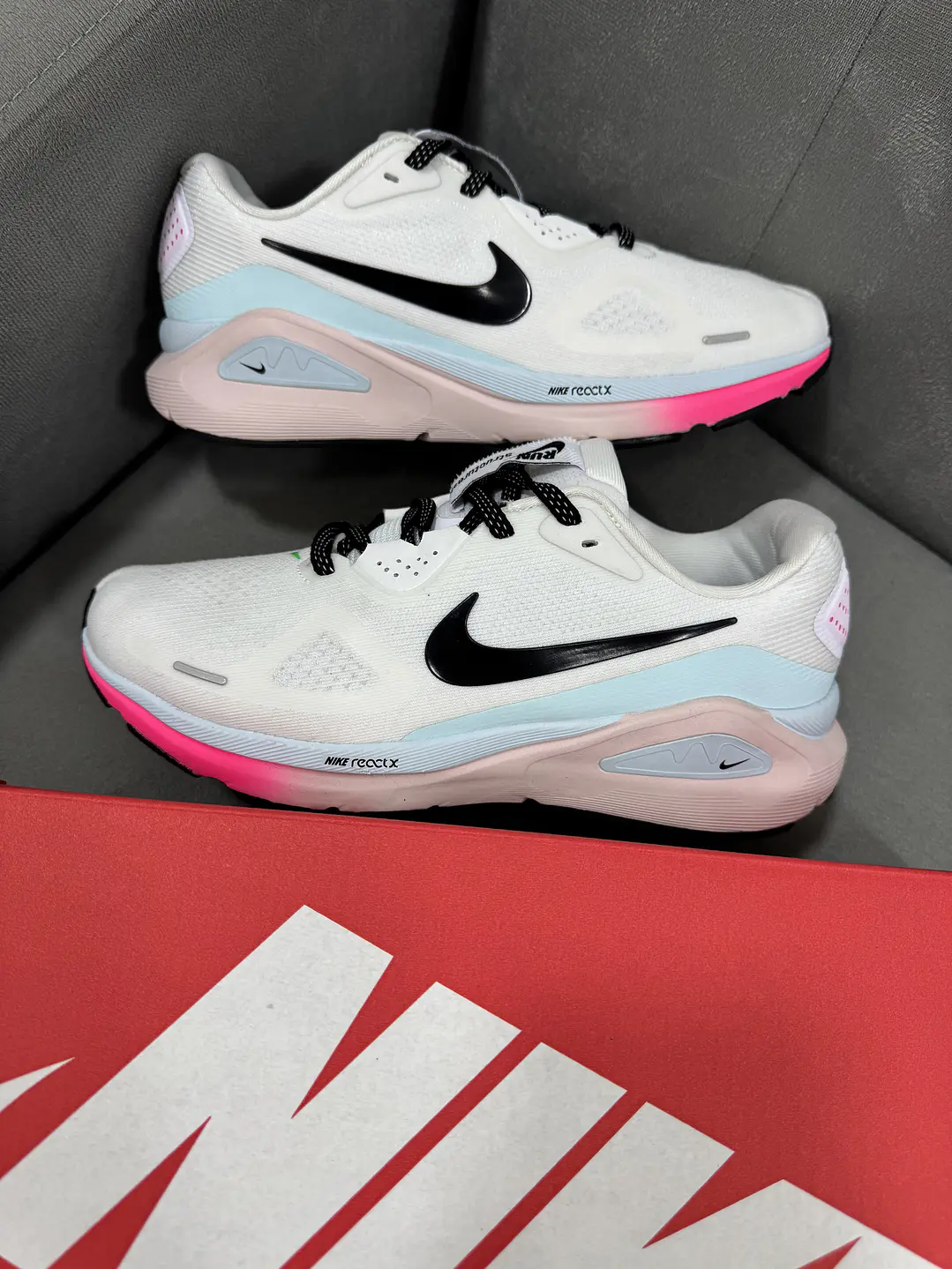 Nike Zoom Structure 26 Blanco Fucsia 1