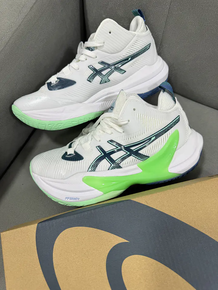 Asics Metarise 2 Blanco Verde  2