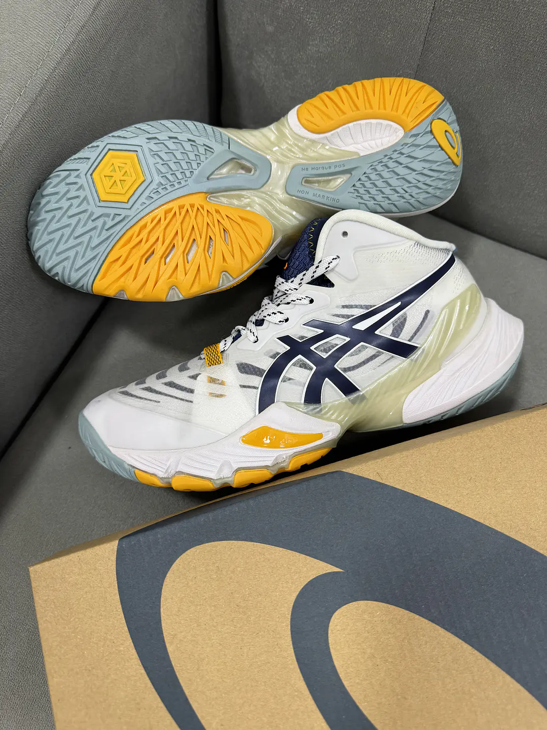 Asics Metarise 1 Blanco Morado  3