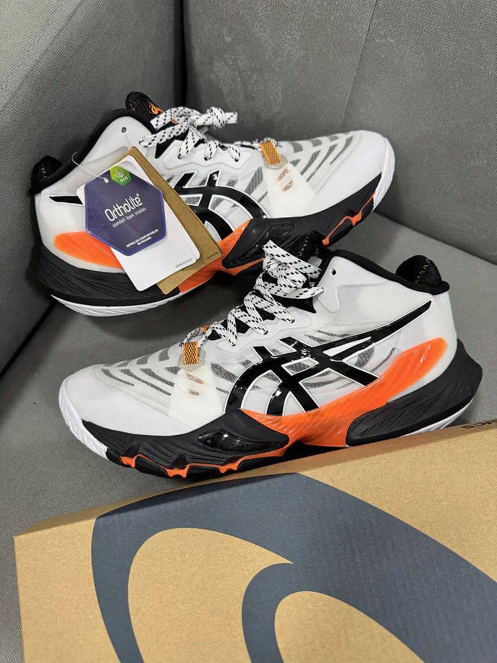 Asics Metarise 1 Blanco Naranja  1
