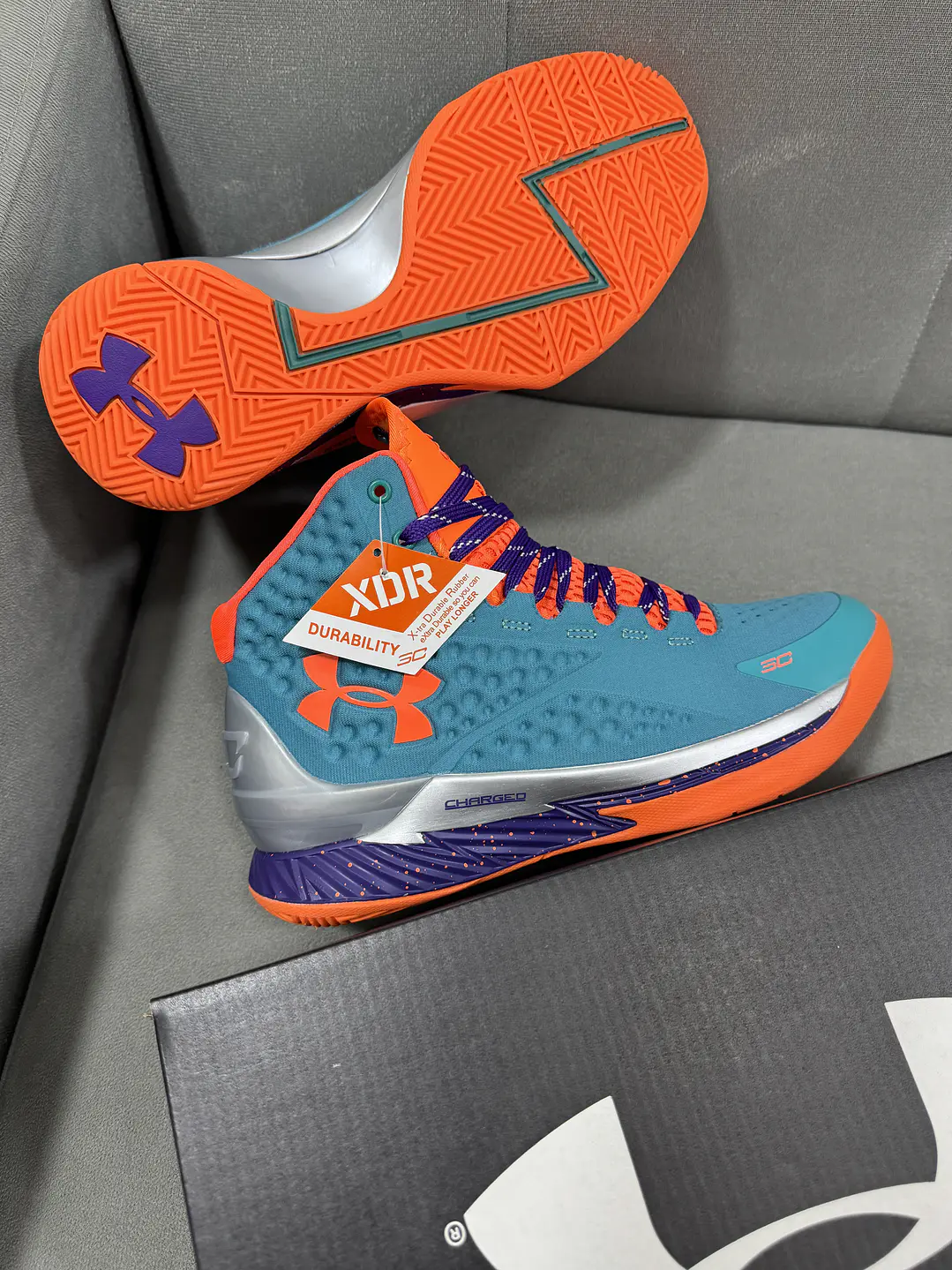 Under Armour Curry 1 Azul  3