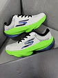 Skechers Hyper Burst Ice Blanco Verde - Miniatura 1
