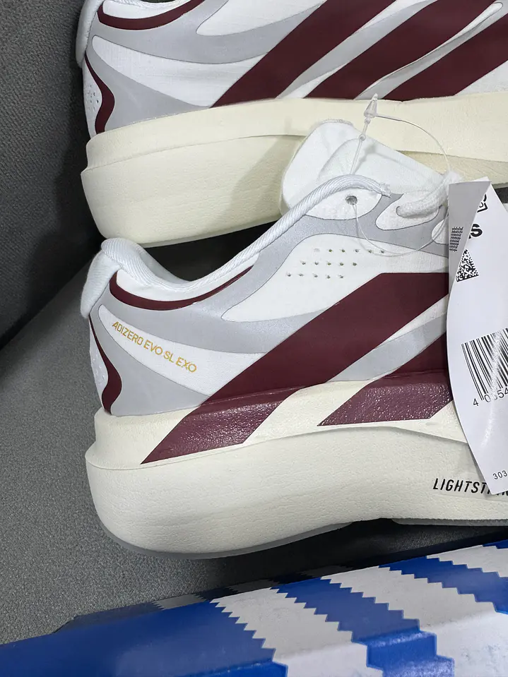 Adidas Adizero Evo Sl Exo Bordo Blanco  5
