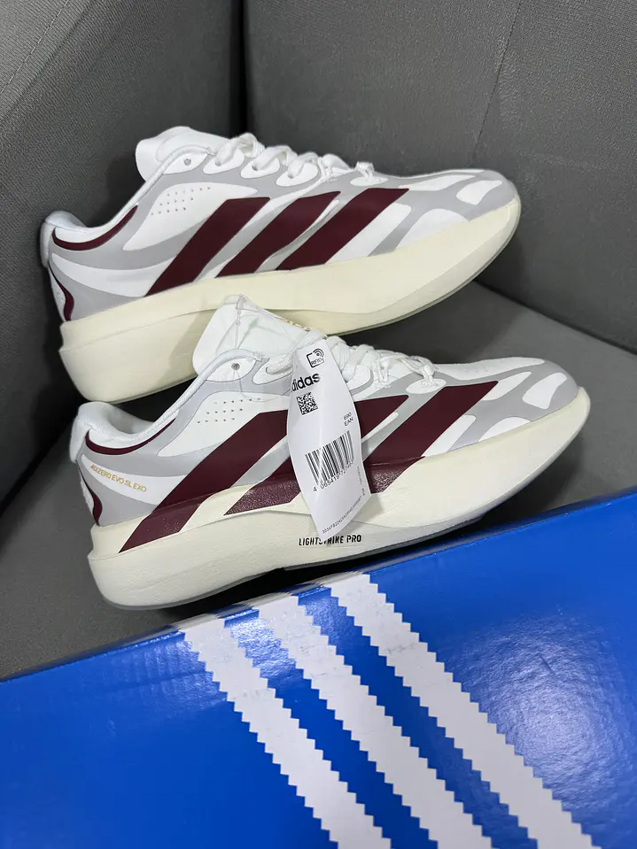 Adidas Adizero Evo Sl Exo Bordo Blanco  3